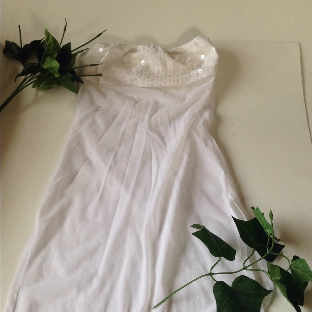 Sheer cover up dress with bling